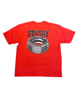 Stüssy Tire T-shirt XL Red
