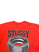 Stüssy Tire T-shirt XL Red