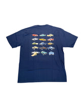 Stüssy Tire T-shirt XL Navy