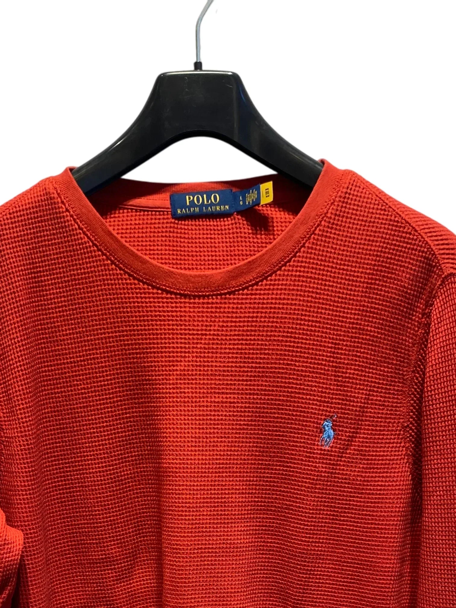 Polo Ralph Lauren Long Sleeve Thermal Shirt L Red