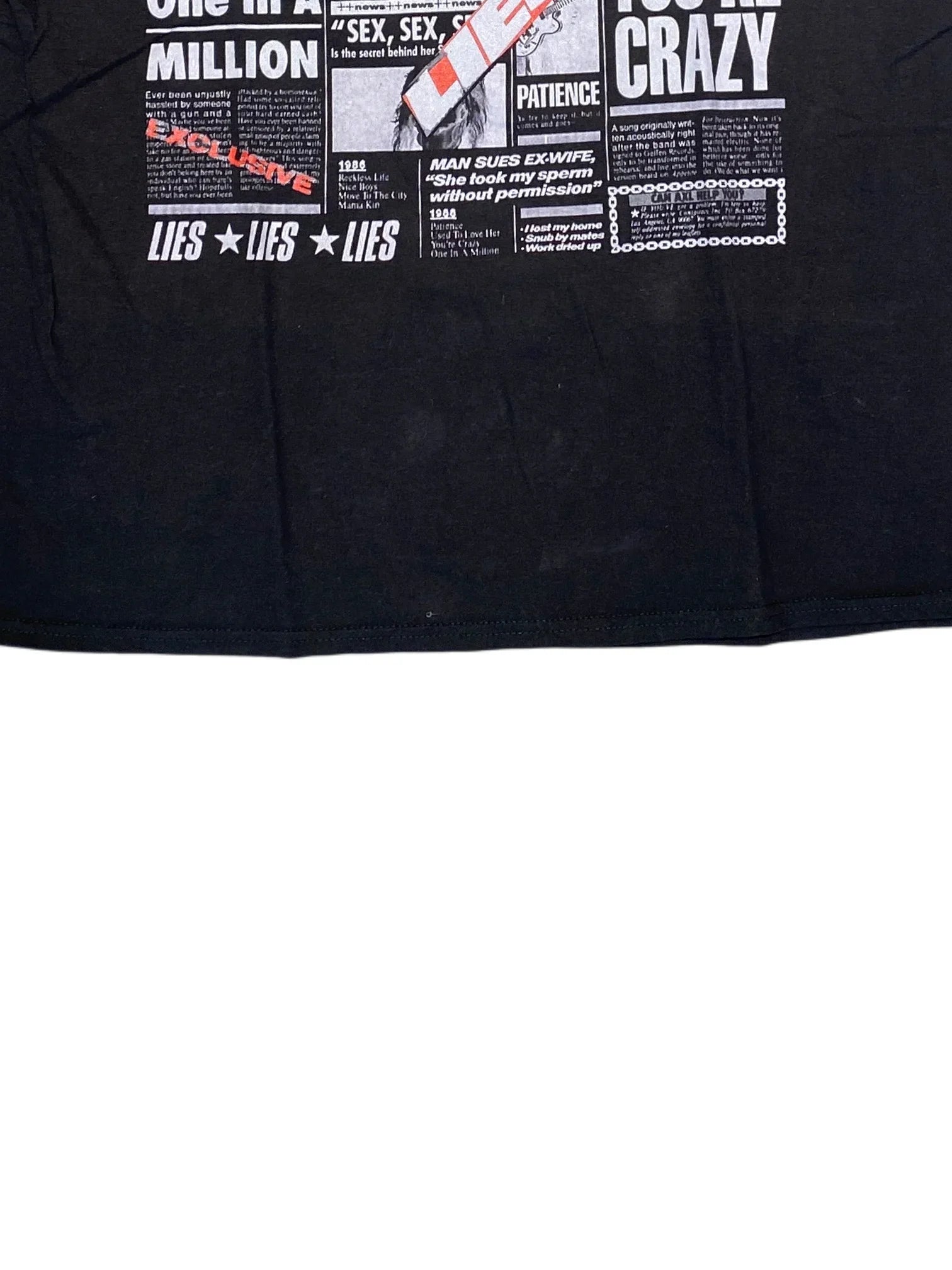 Guns N´ Roses T-shirt L Black