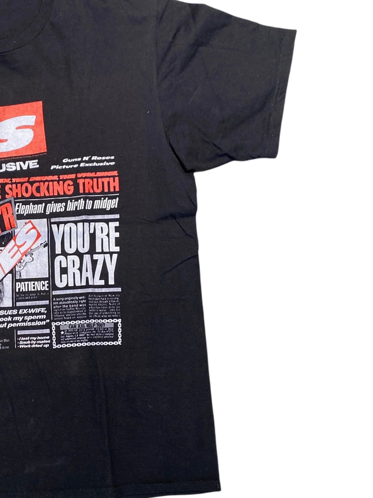 Guns N´ Roses T-shirt L Black