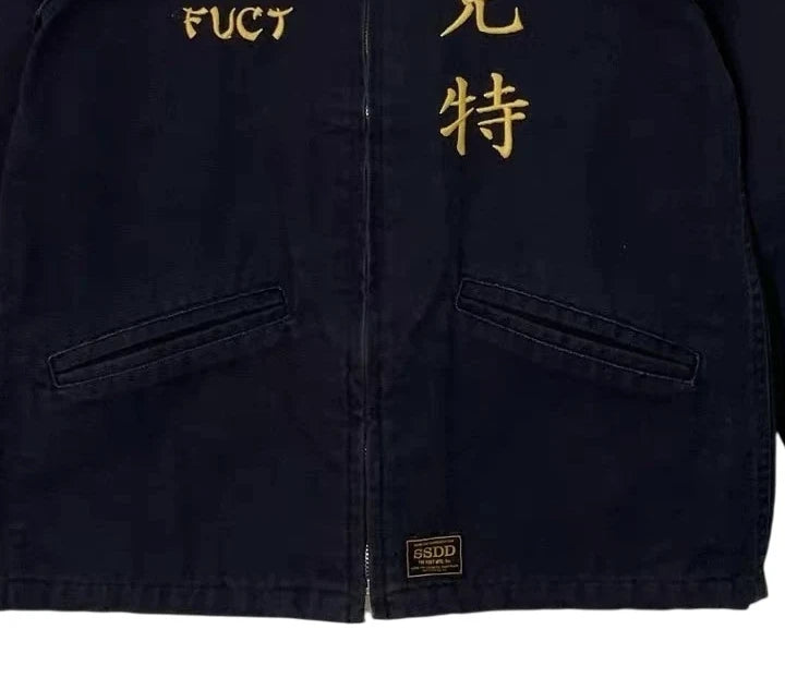 FUCT Detroit Jacket M Navy