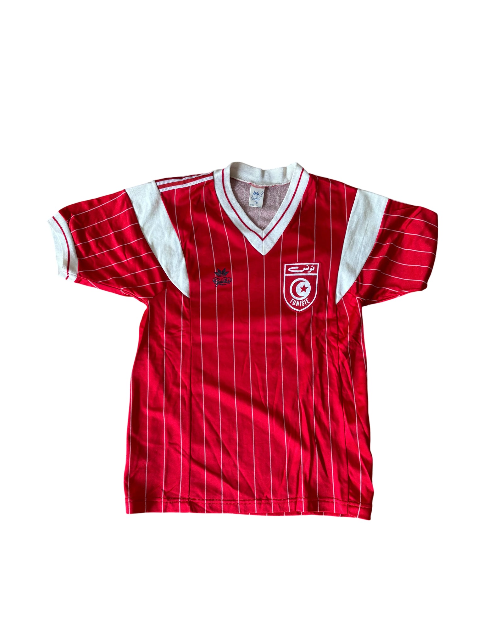 Vintage Tunisia Jersey XS Red