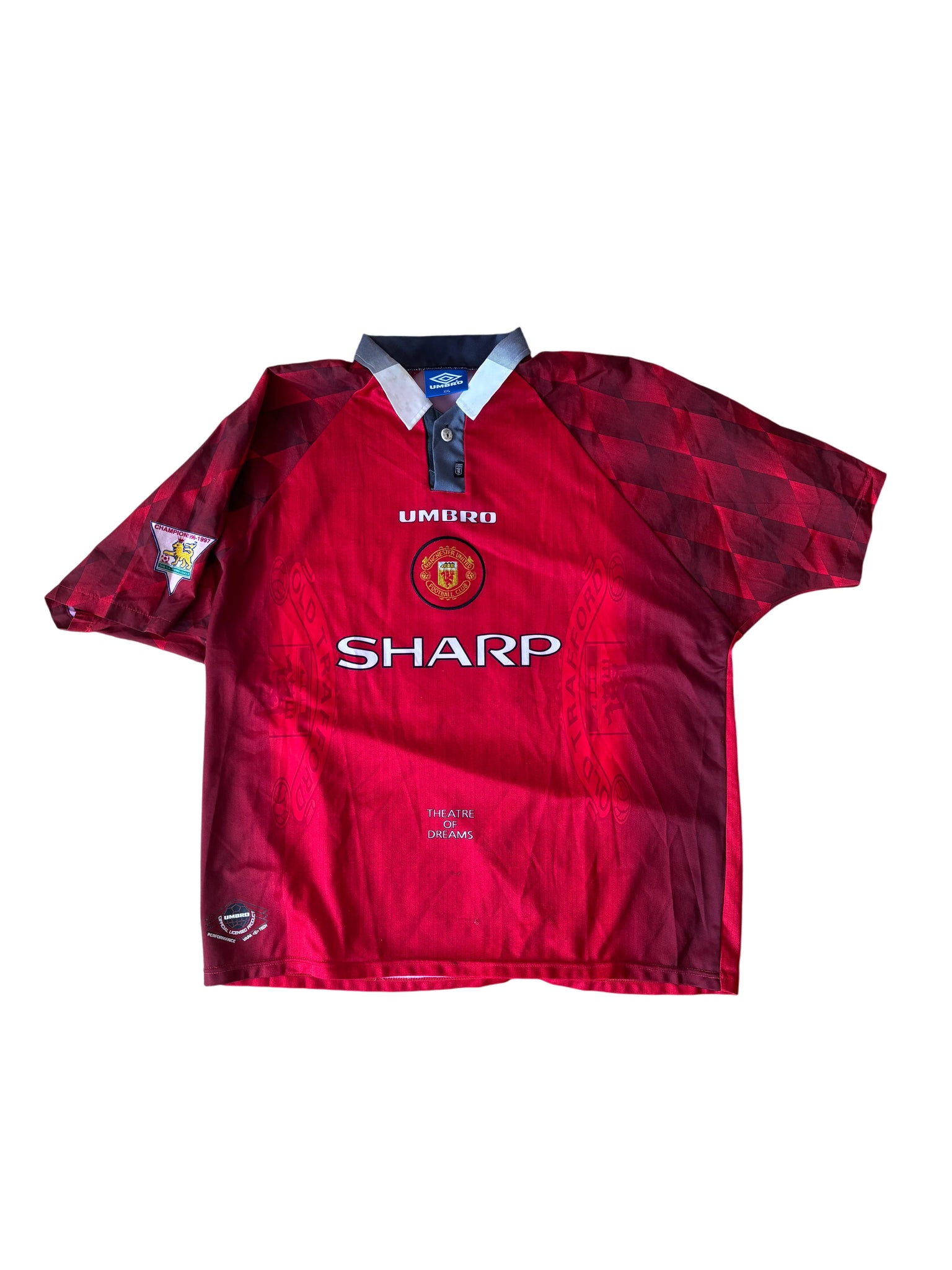 Umbro Manu 1996-97 Jersey XXL Red