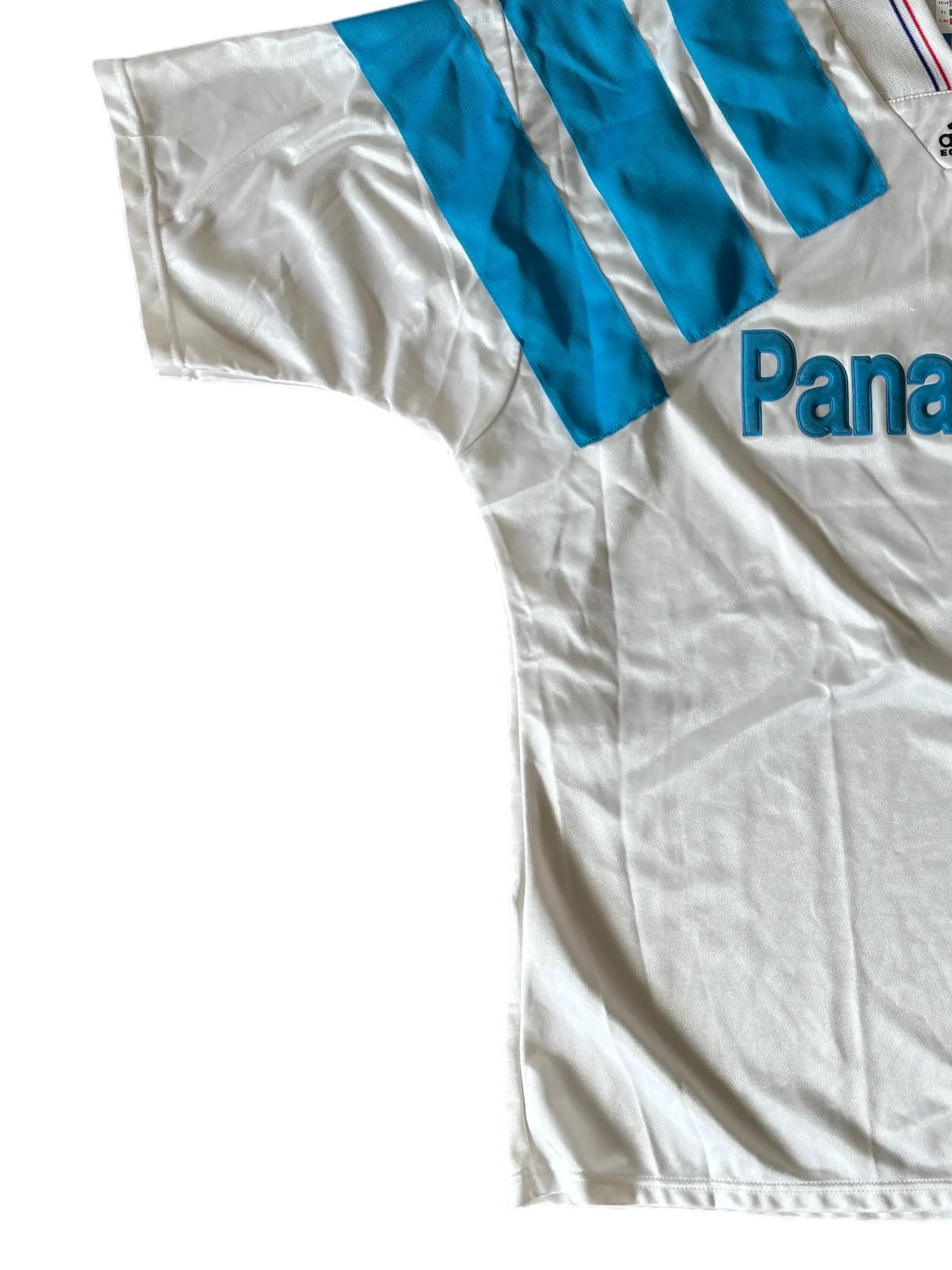 Adidas Olympique Marseille 1992-93 Jersey XL White