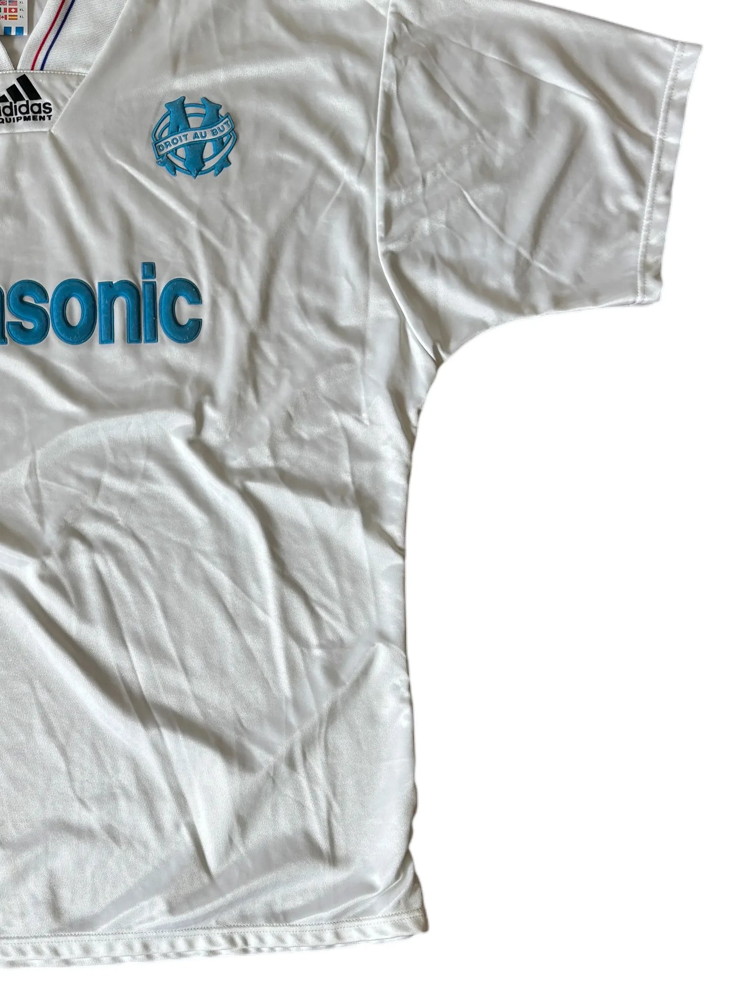 Adidas Olympique Marseille 1992-93 Jersey XL White