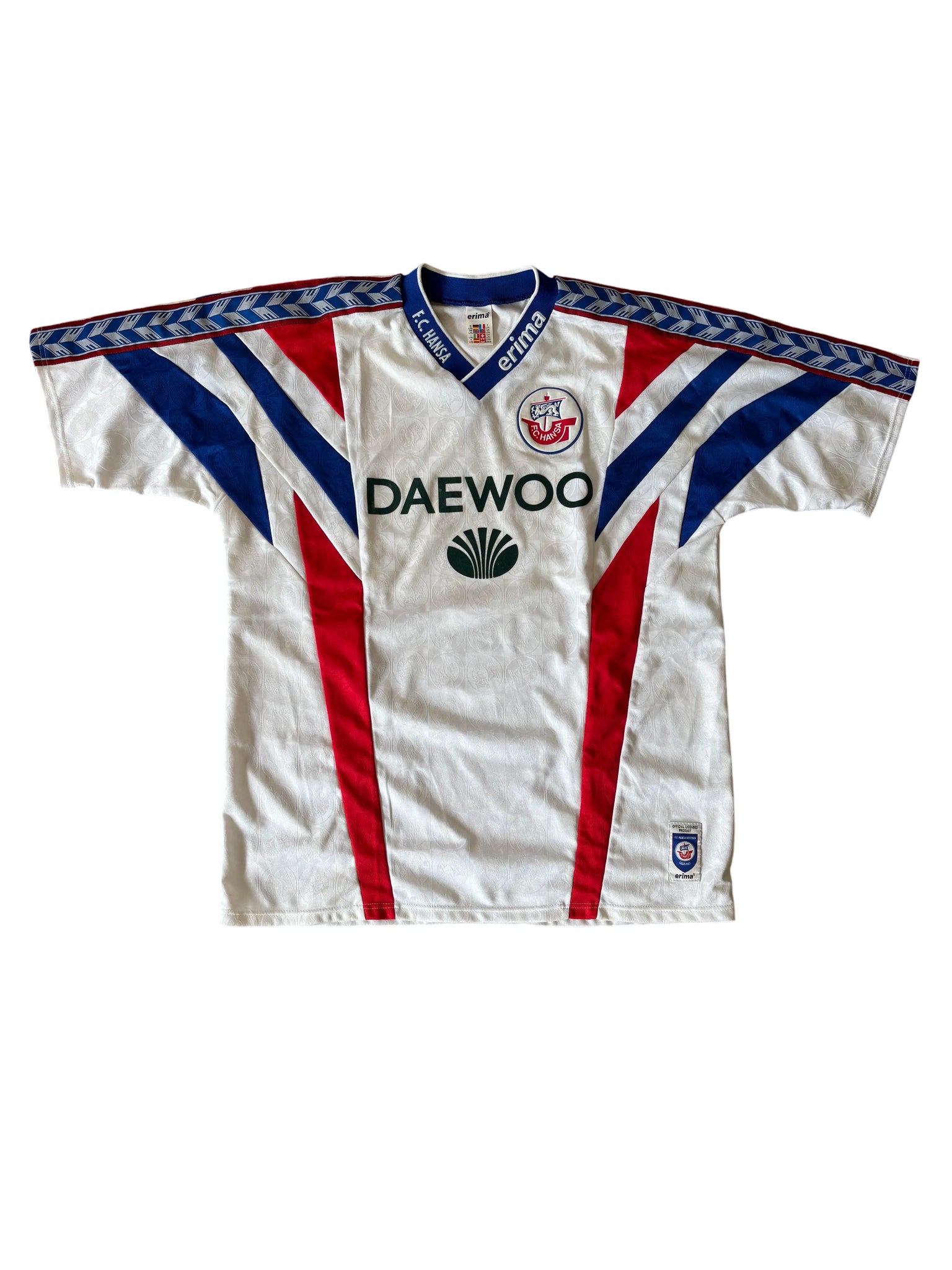 Errea Hansa Rostock 1996-97 Jersey L/XL White