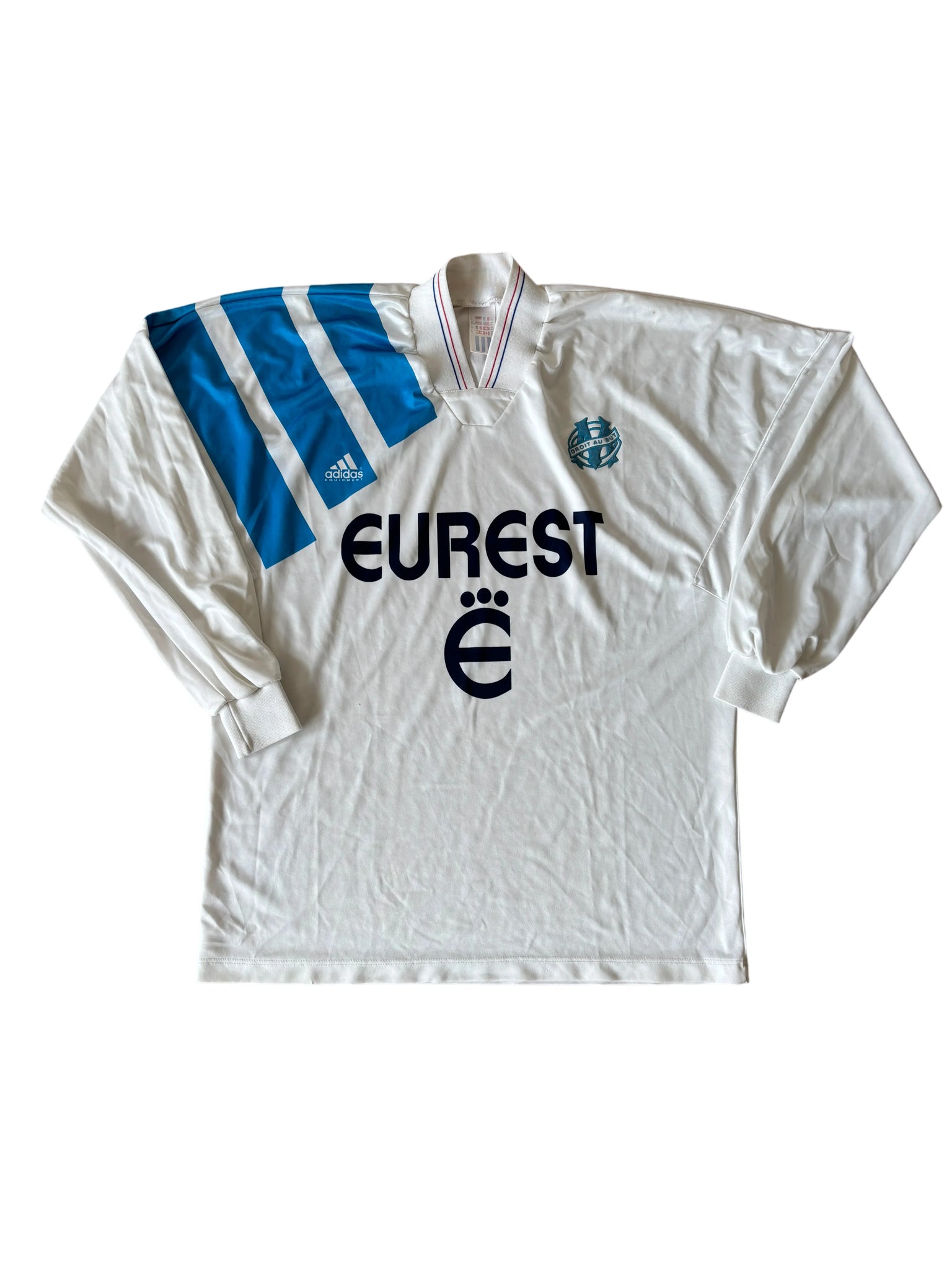 Adidas Olympique Marseille 1993-94 Jersey XL White
