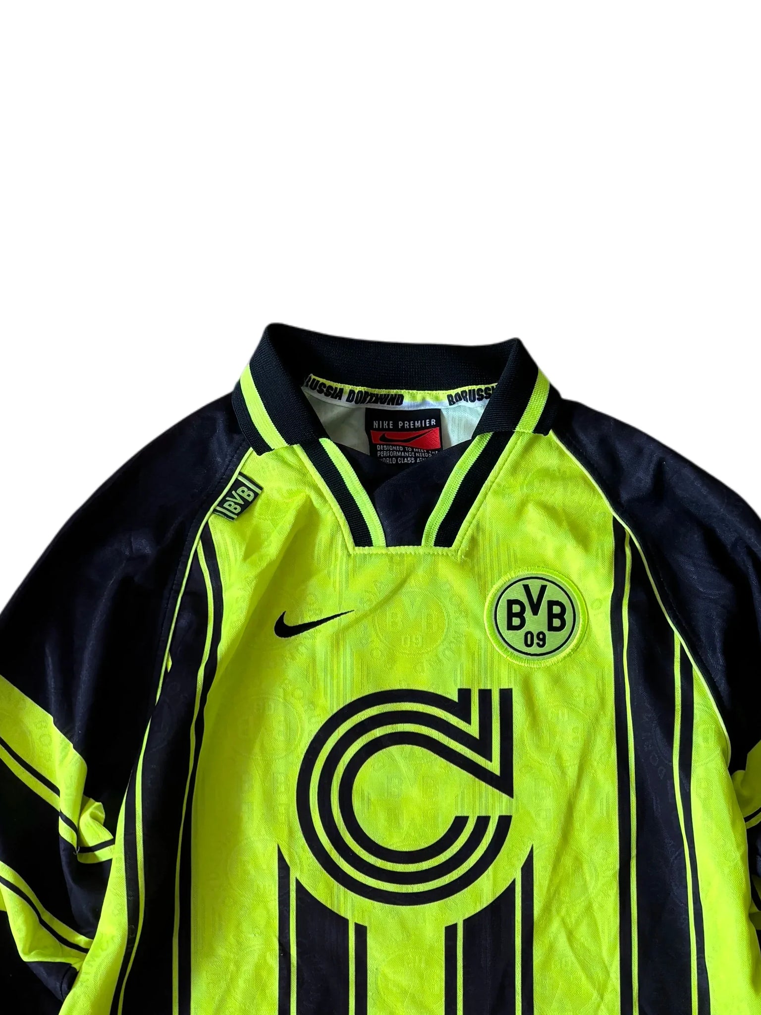 Nike BVB 1996/97 #9 K.-H. Riedle Jersey M Yellow