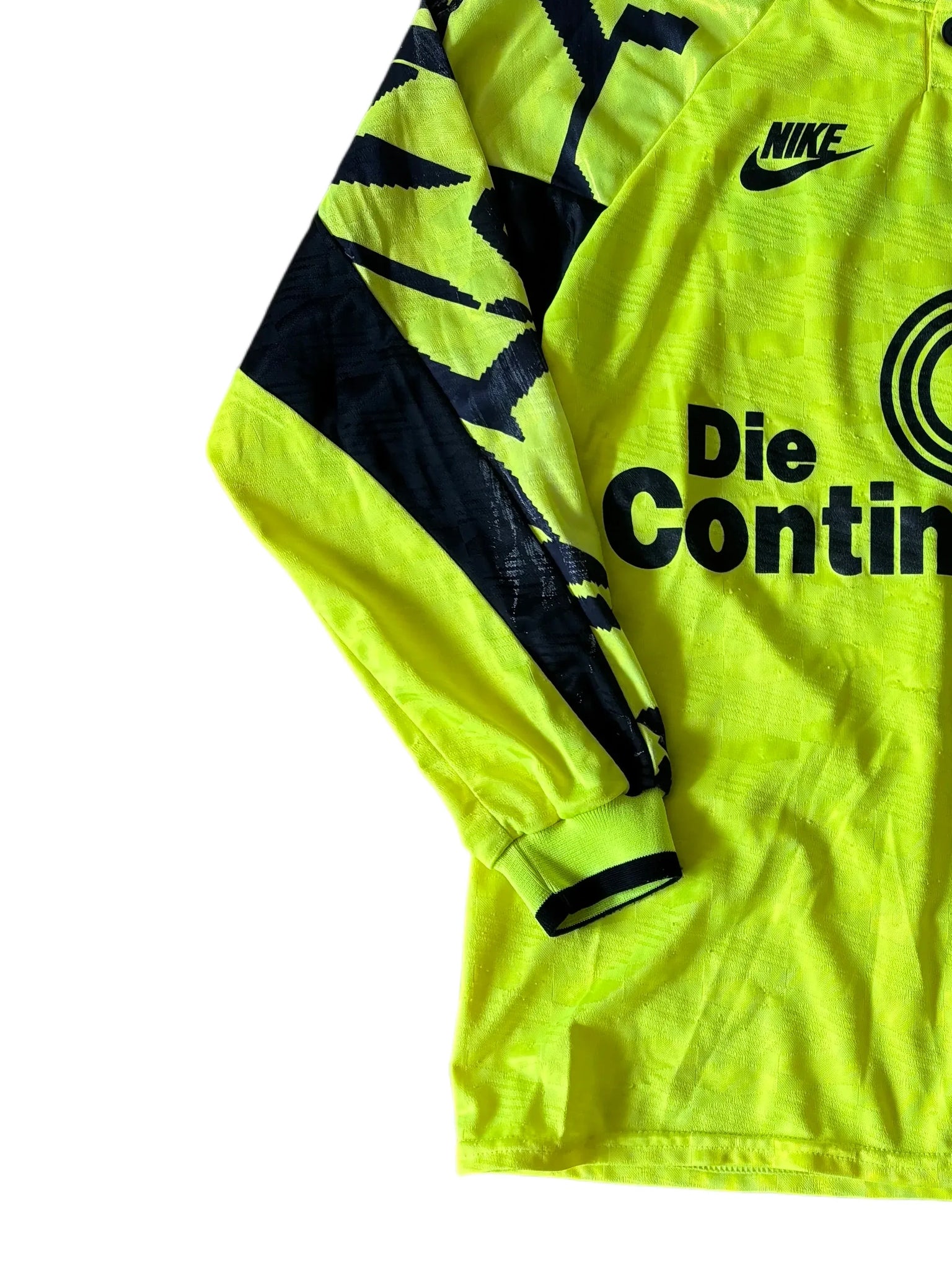 Nike BVB 1991/92 #11 S. Chapuisat Jersey S Yellow
