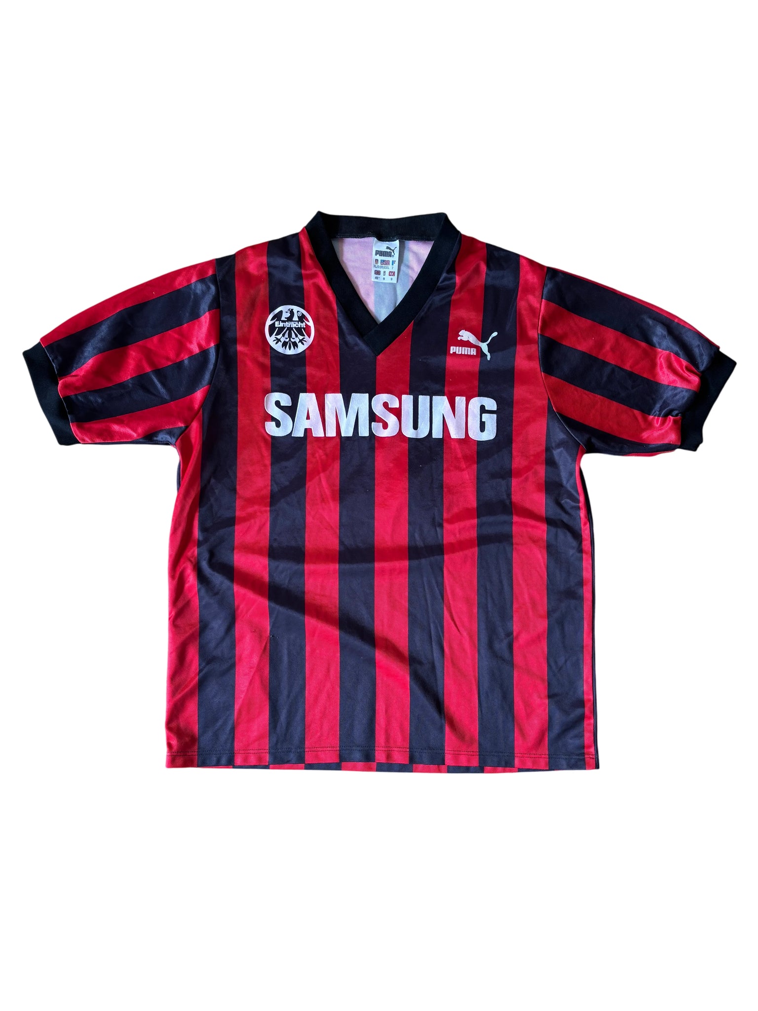 Puma Eintracht Frankfurt 1991-92 #2 Jersey XL Red