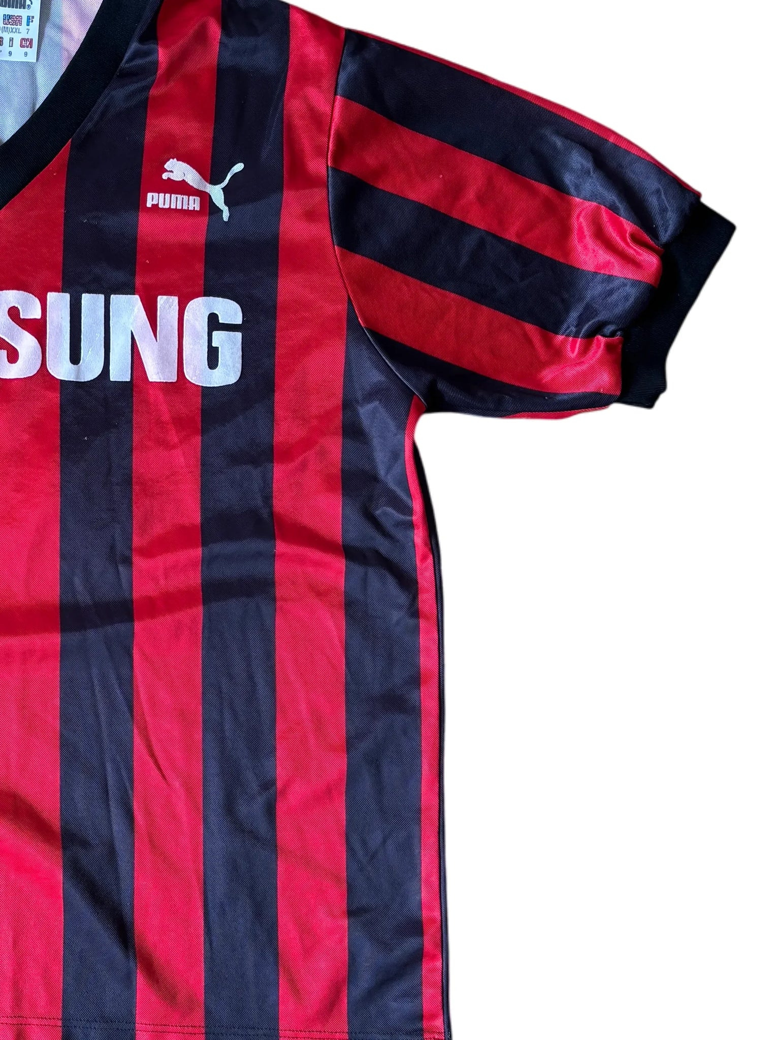 Puma Eintracht Frankfurt 1991-92 #2 Jersey XL Red