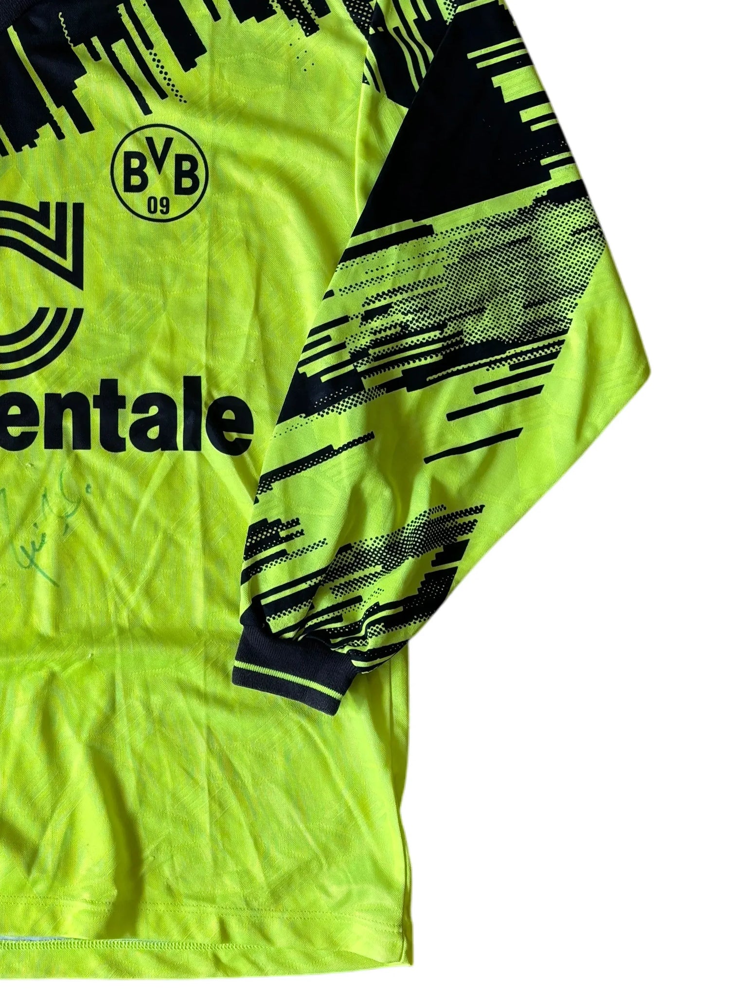 Nike BVB 1993/94 signed Jersey M Yellow