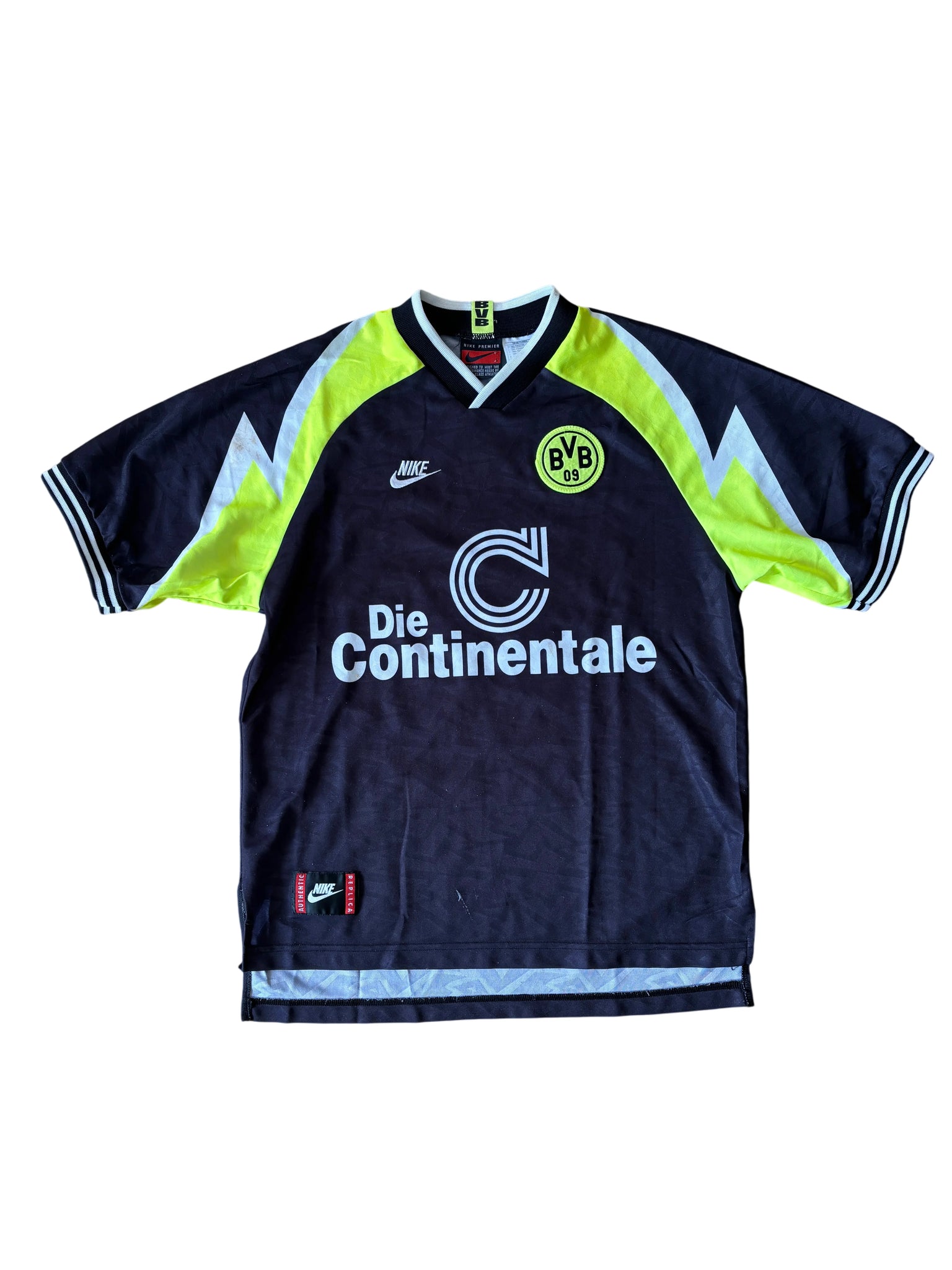 Nike BVB 1995/96 #8 M. Zorc Jersey L Black