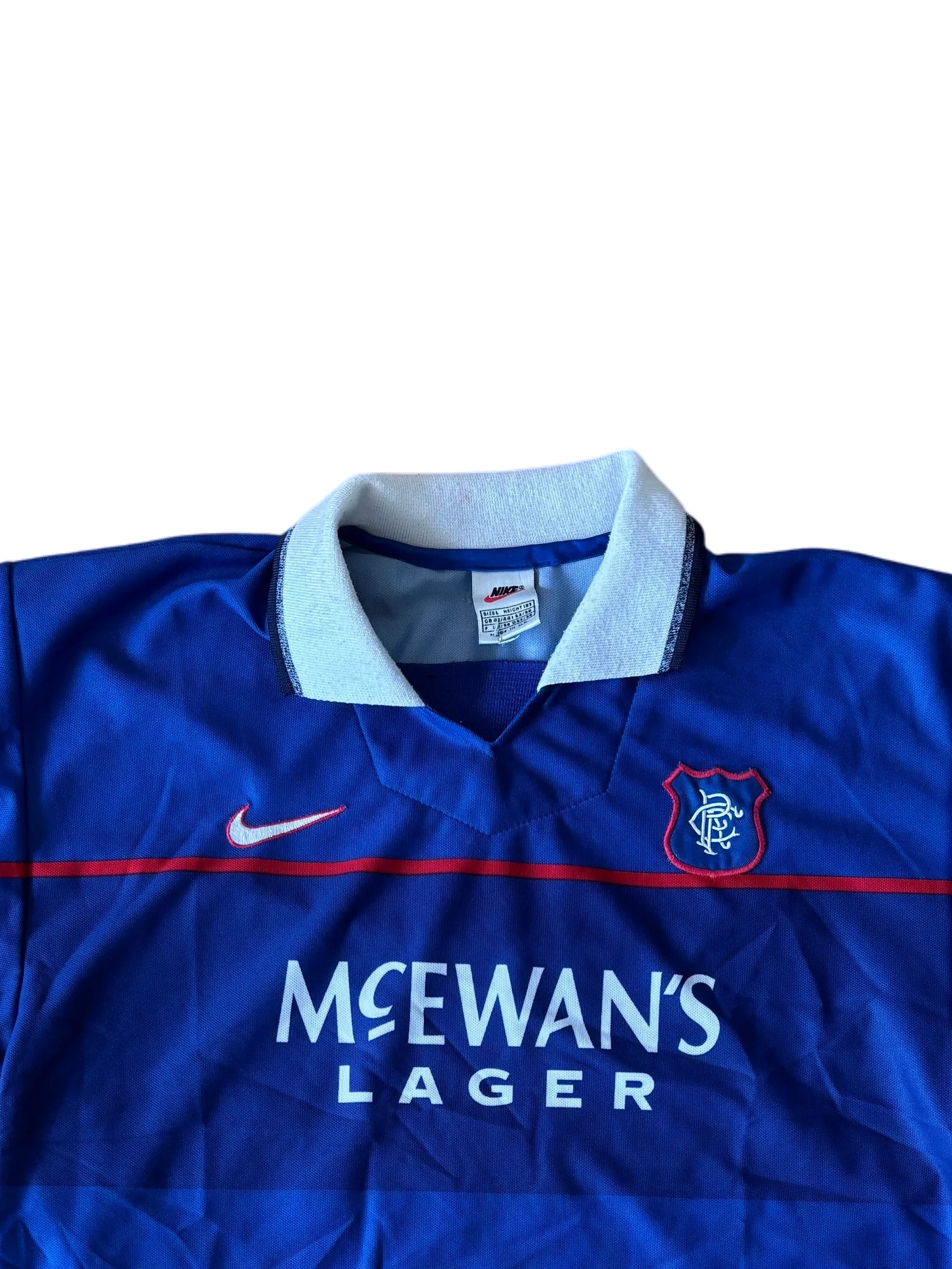 Nike Glasgow Rangers 1998-99 Jersey L Blue