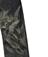 WANNA LAB laser painted denim M Black