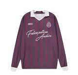FPA purple striped polo jersey M Purple