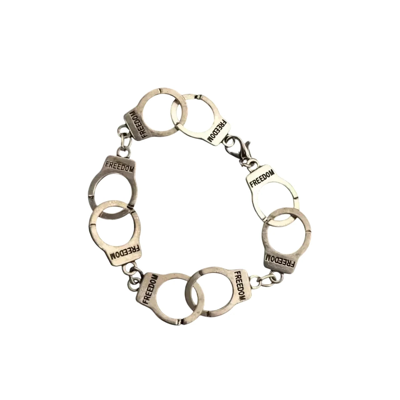 LIU handcuff bracelet Silver