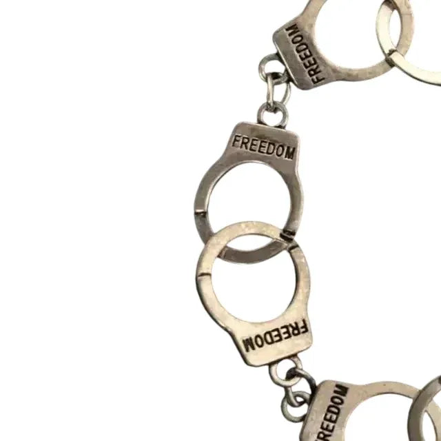 LIU handcuff bracelet Silver