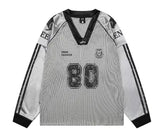 FREE CENTER 80 silver gray jersey S Gray