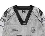 FREE CENTER 80 silver gray jersey S Gray