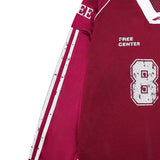 FREE CENTER 80 red white jersey M Red