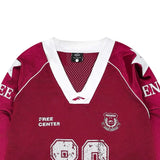 FREE CENTER 80 red white jersey M Red
