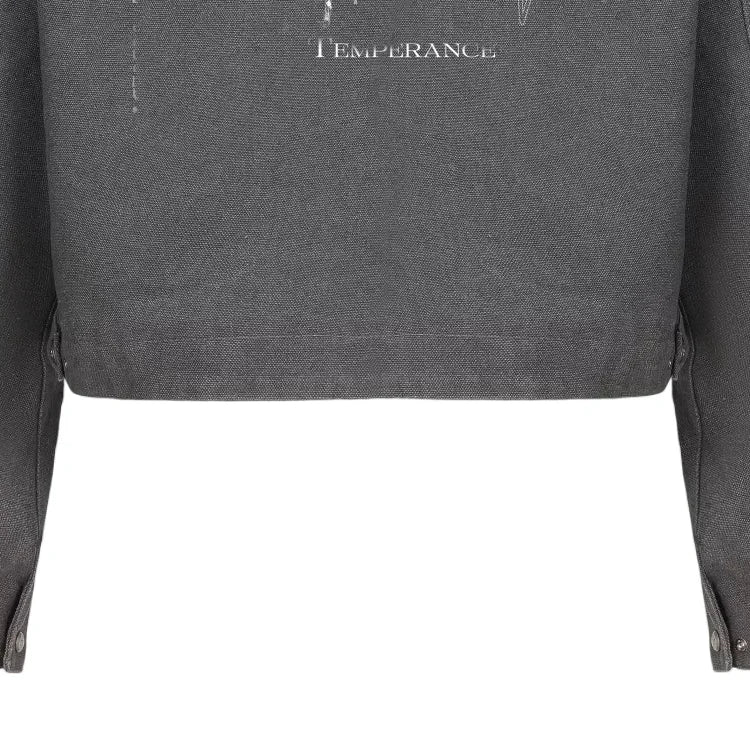 TAICHIISM gray detroit jacket L Gray