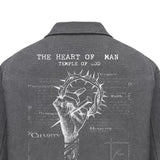 TAICHIISM gray detroit jacket L Gray