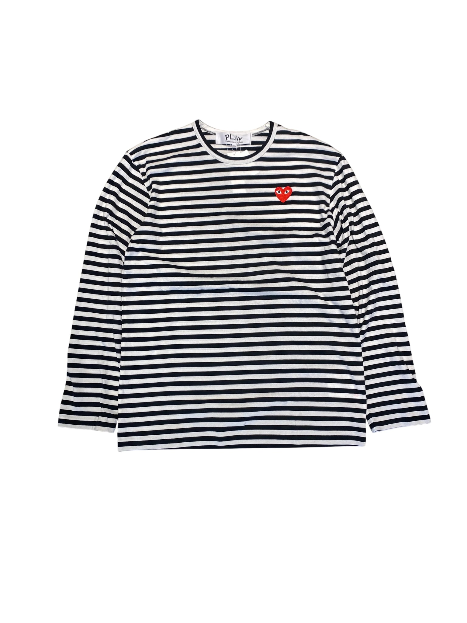 Comme Des Garçons Play Long Sleeve T-shirt XL Black