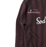 SCO.Co no.13 brown polo striped sweater Brown
