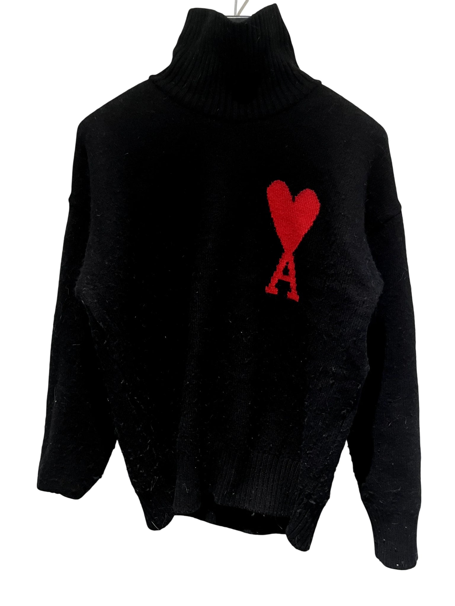 AMI wool sweater M Black