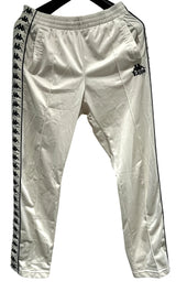 Kappa white multiple logos pants L White