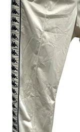 Kappa white multiple logos pants L White