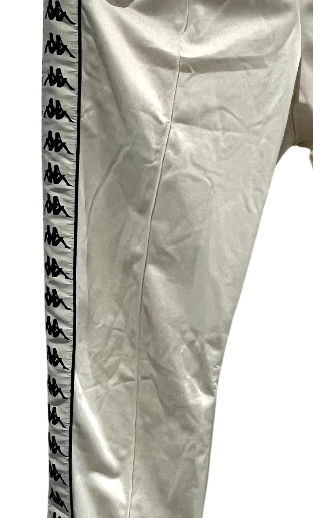 Kappa white multiple logos pants L White