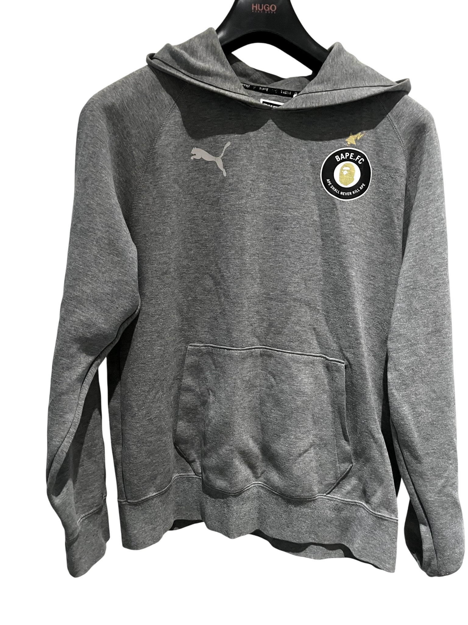 Puma x BAPE gray hoodie M Gray