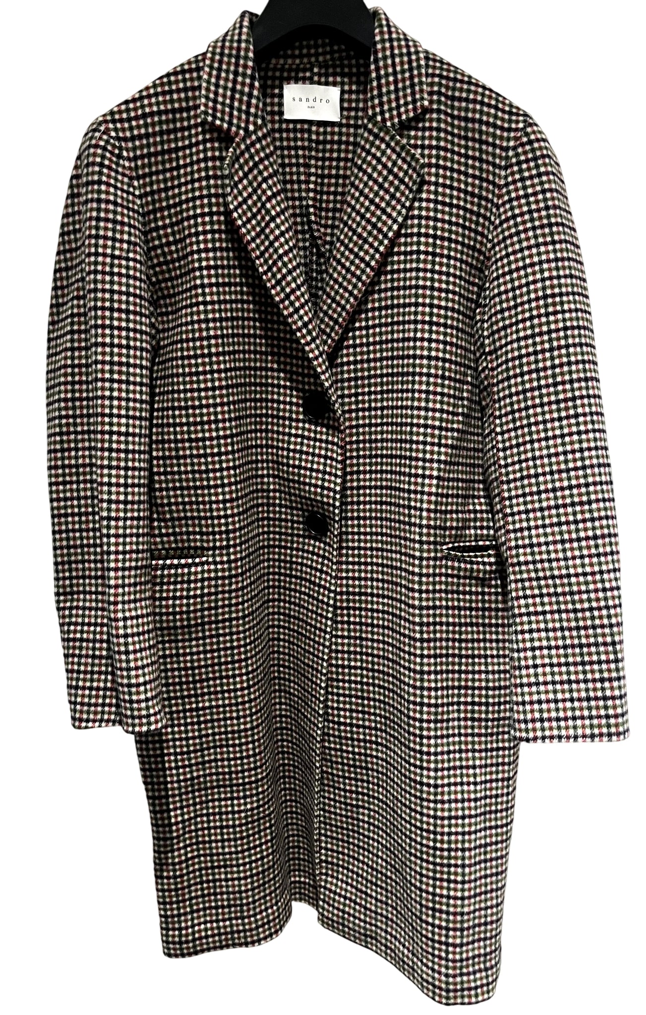 SANDRO women´s wool coat Brown