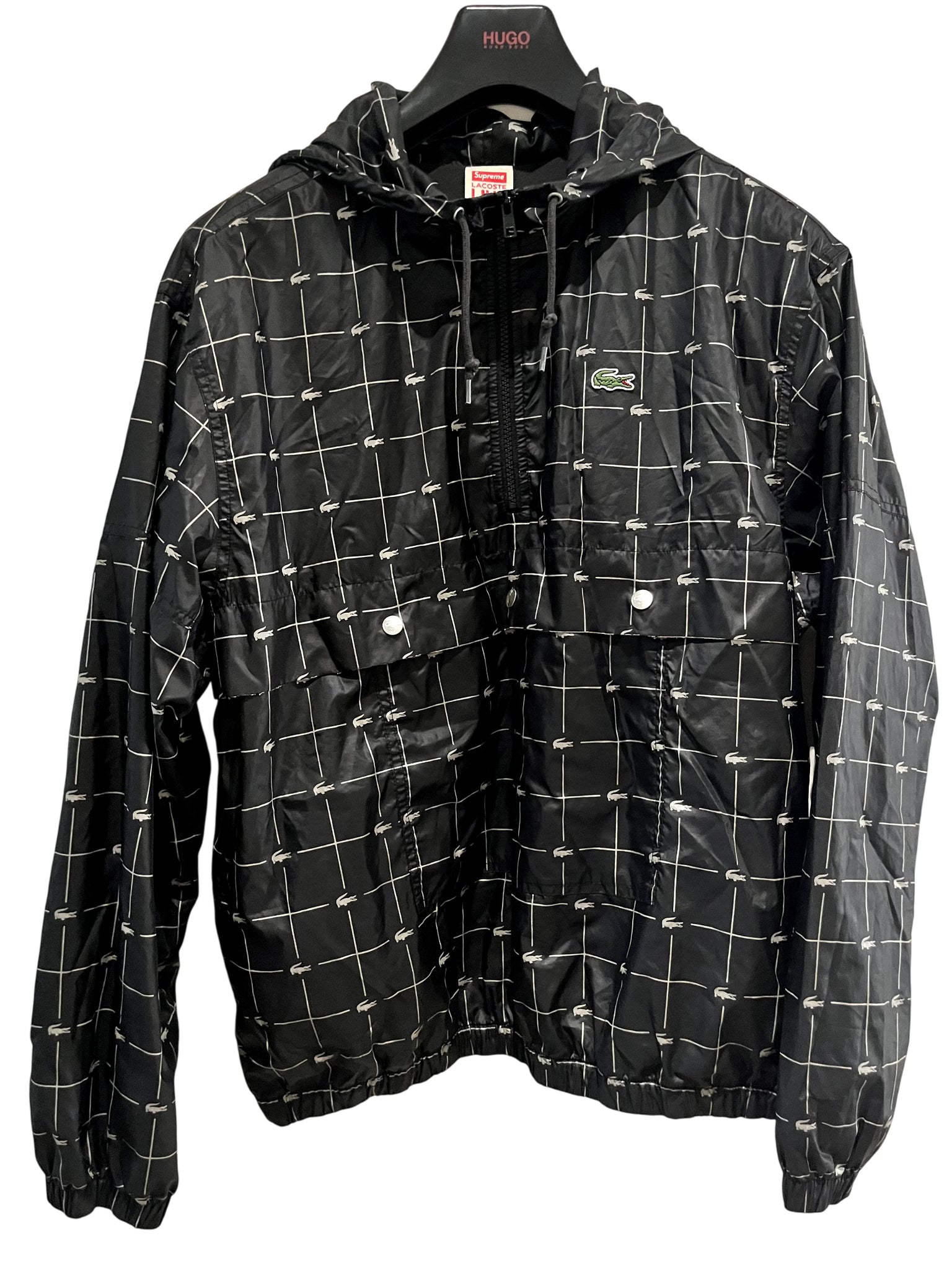 SUPREME x LACOSTE jacket L Black