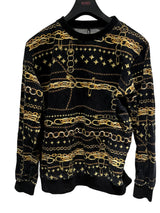 VERSACE crew neck sweatshirt L Black