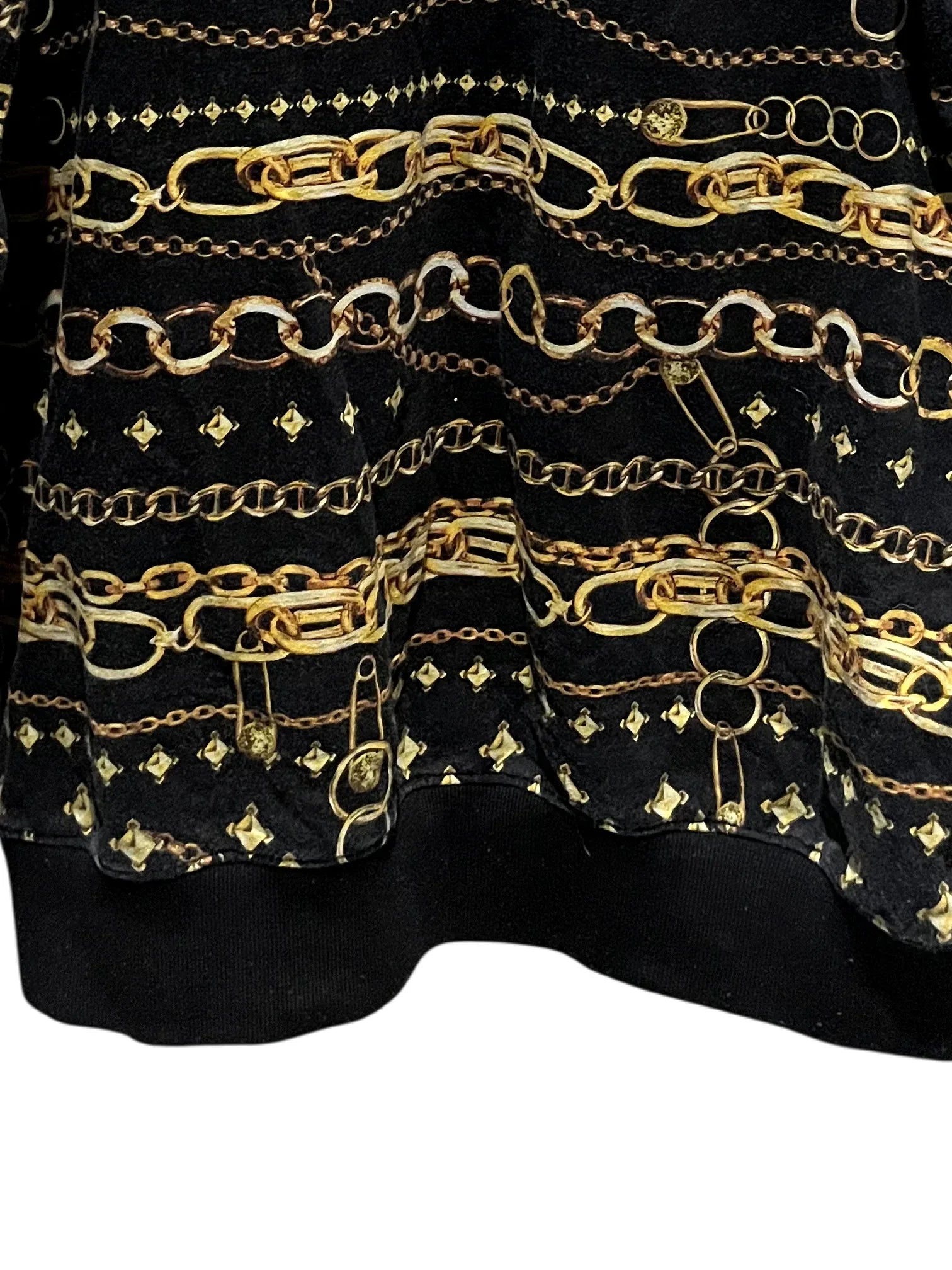 VERSACE crew neck sweatshirt L Black