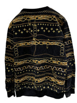 VERSACE crew neck sweatshirt L Black