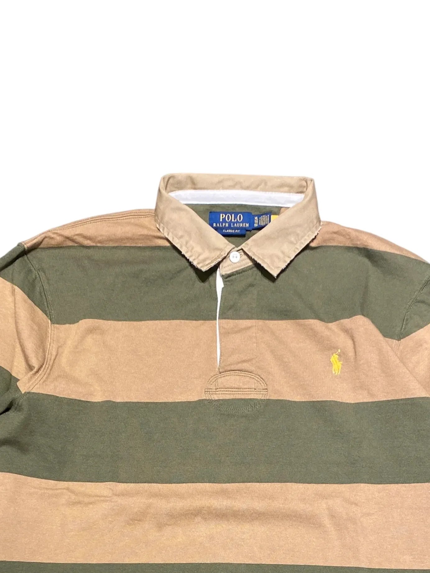 Polo Ralph Lauren Long Sleeve Rugby Shirt XL Green