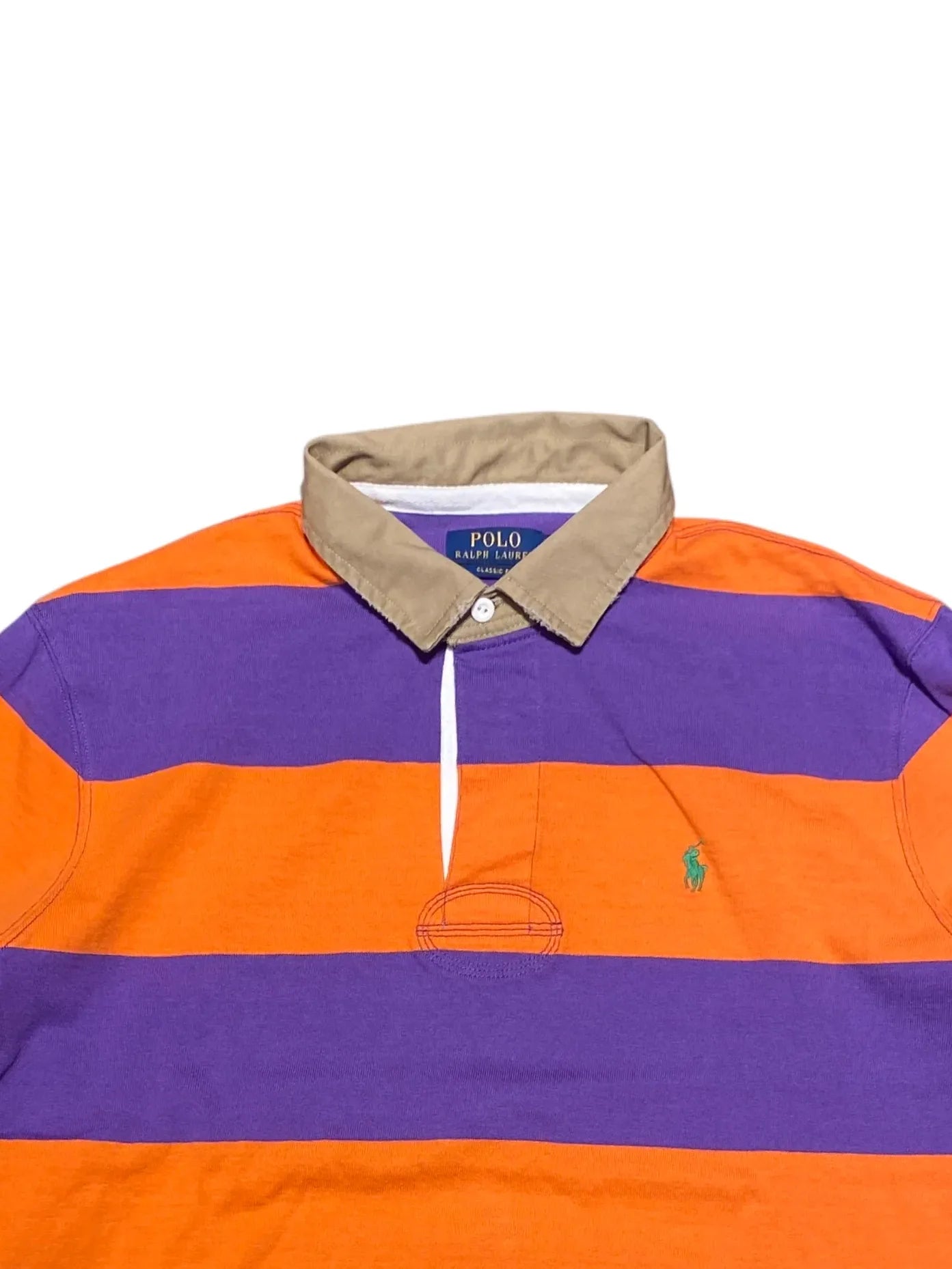 Polo Ralph Lauren Long Sleeve Rugby Shirt XL Purple