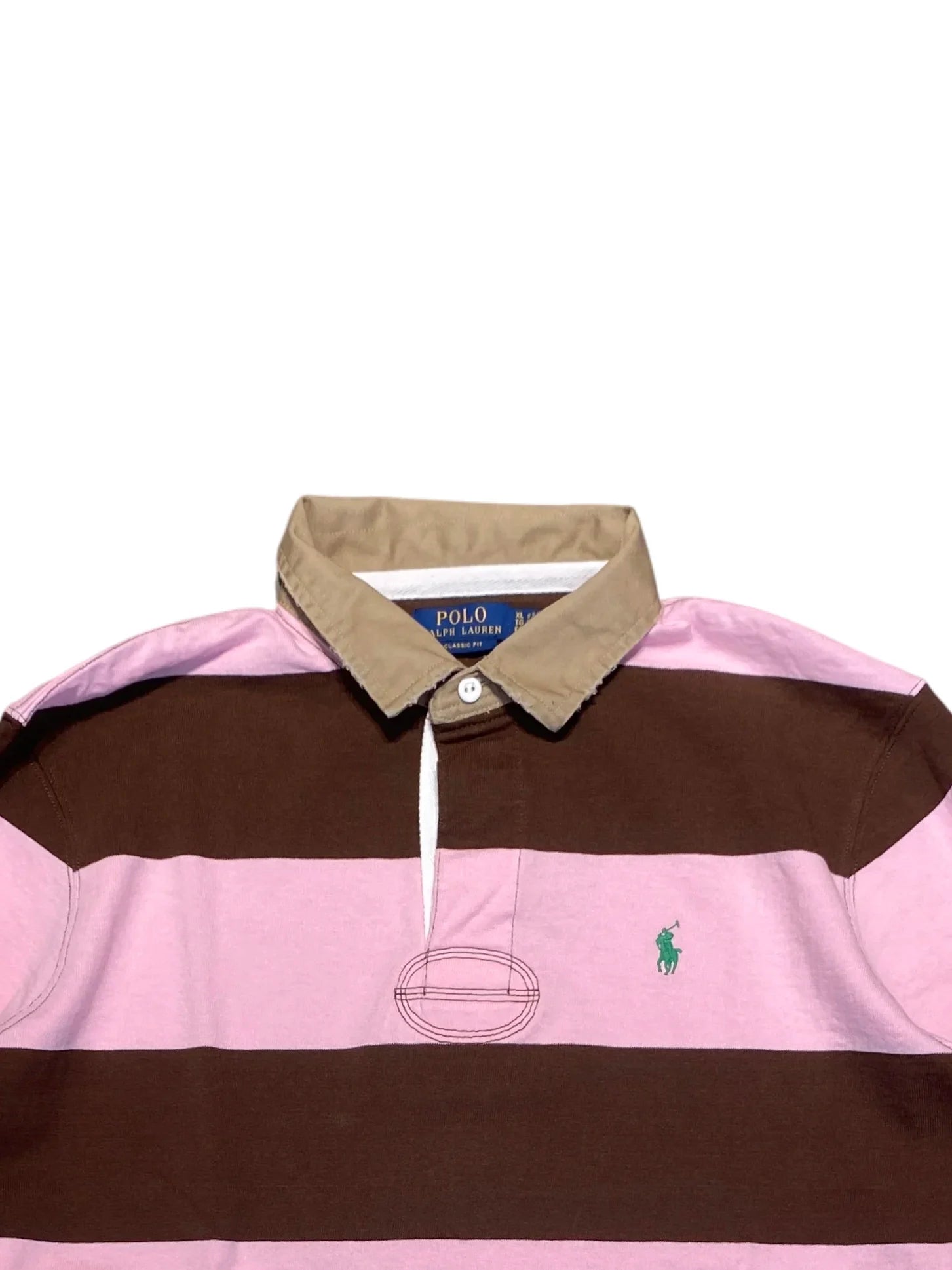 Polo Ralph Lauren Longsleeve Rugby Shirt XL Pink
