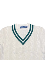 Polo By Ralph Lauren Knit Sweater XL White