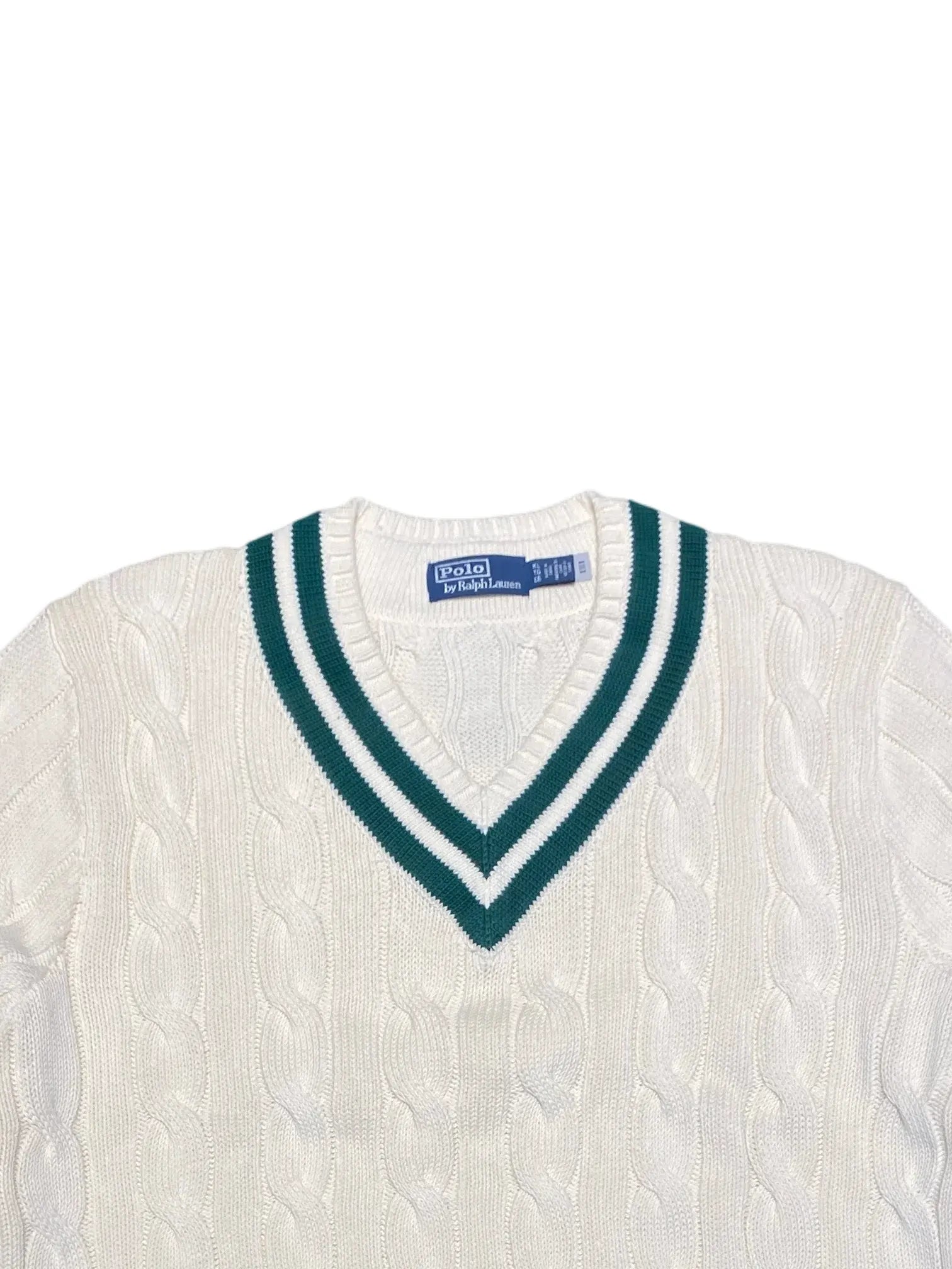 Polo By Ralph Lauren Knit Sweater XL White