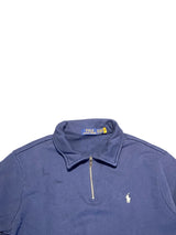 Polo Ralph Lauren Quarter-zip Pullover Sweatshirt XL Blue