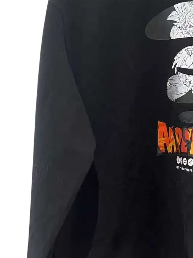 AAPE big logo hoddie XXL Black