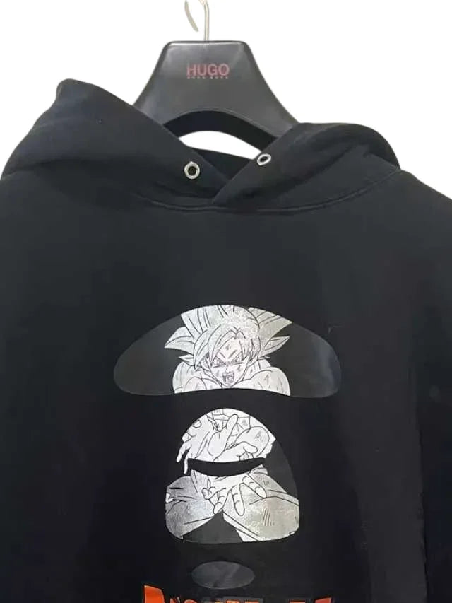 AAPE big logo hoddie XXL Black